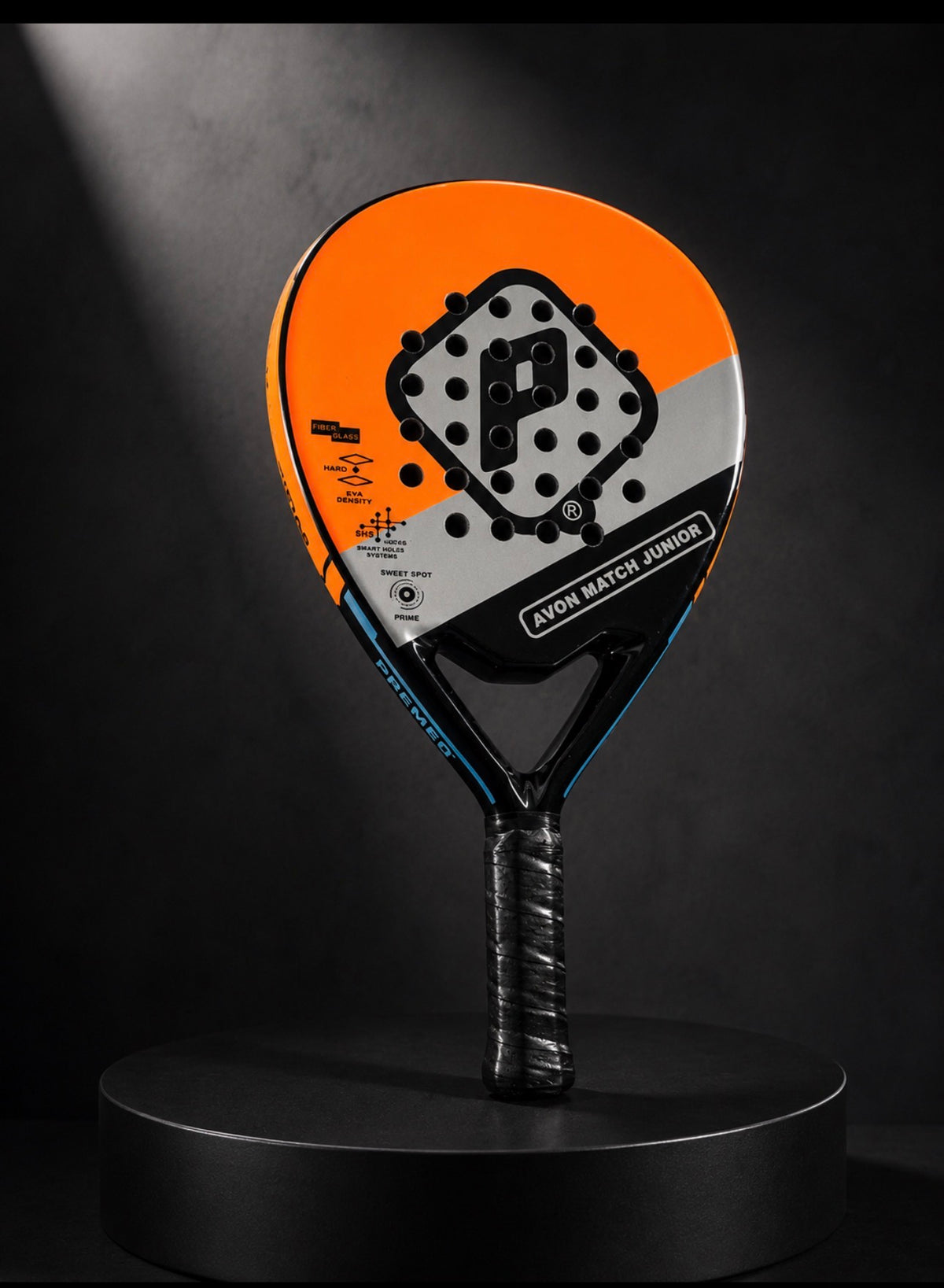 Premeo Avon Match Junior | Glass Fibre Padel Racket | Tear Drop Shape
