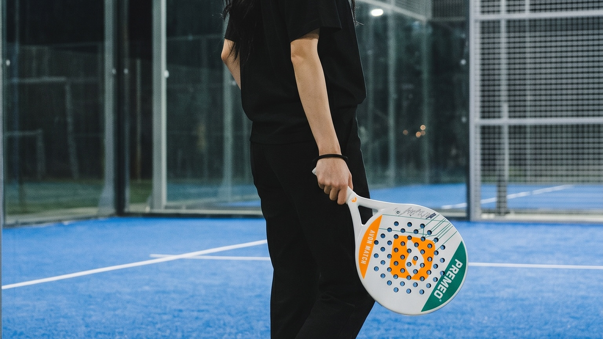 Premeo Avon Match Fiberglass Padel Racket | Round Shape for Maximum Control