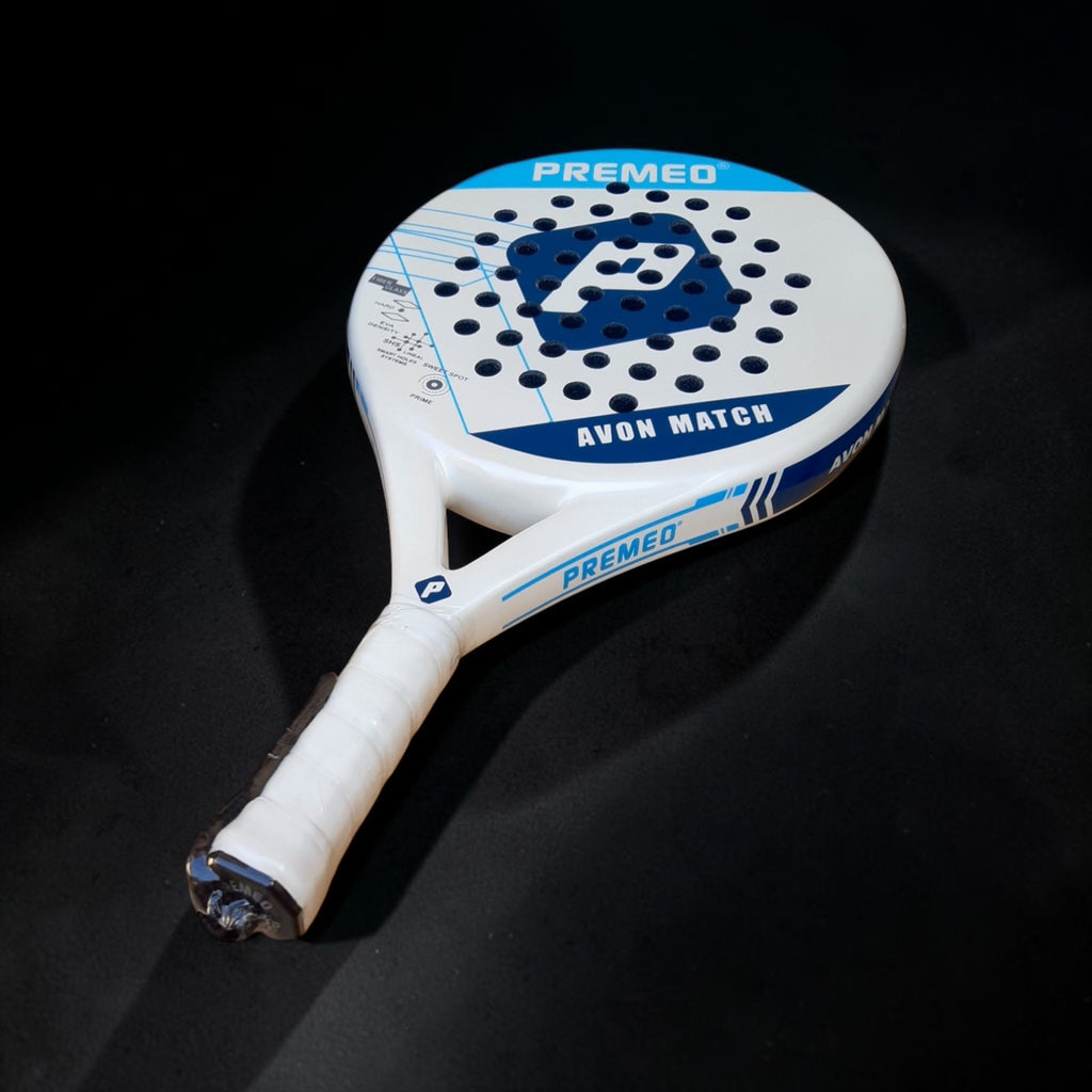 Premeo Avon Match Padel Racket | Fiberglass Face | Round Shape | Control & Comfort