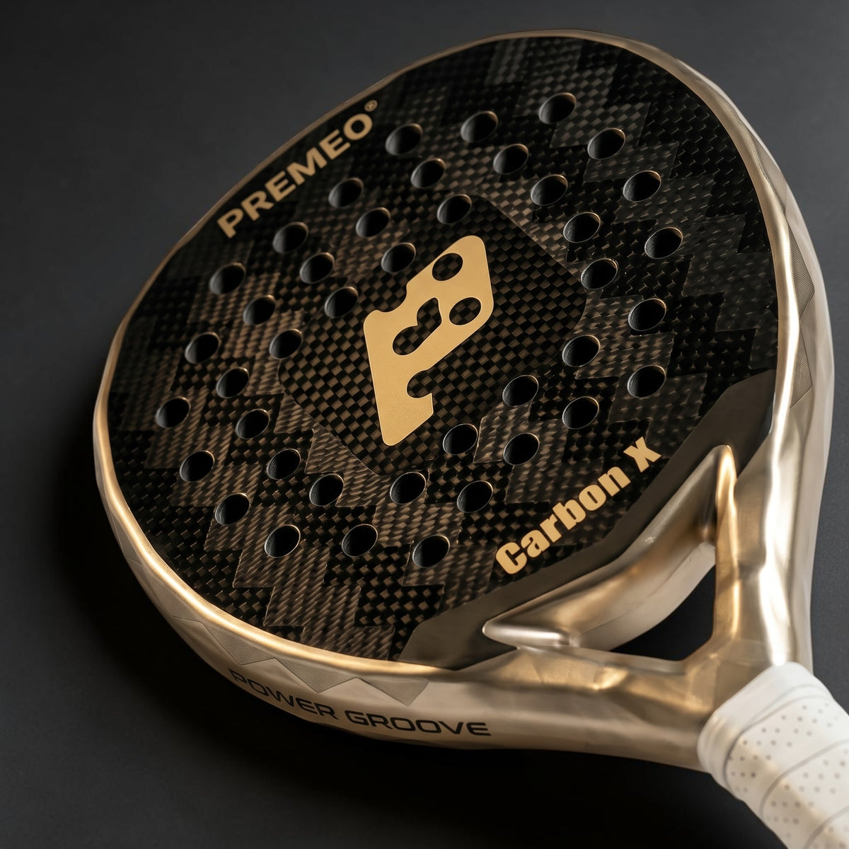 Premeo CarbonX 3K Carbon Padel Racket | Teardrop Shape | Power & Control