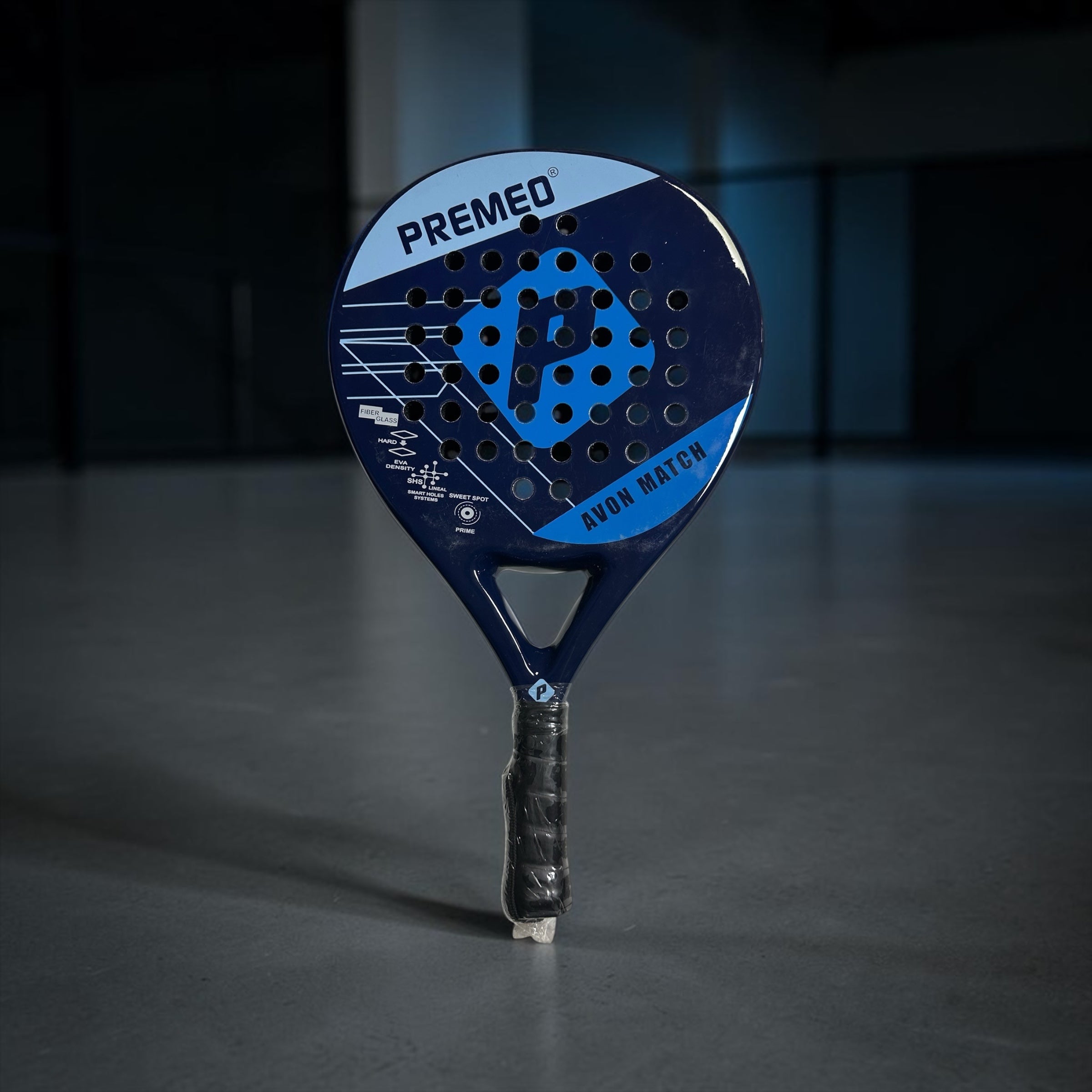 Premeo Avon Match Padel Racket | Fiberglass Face | Round Shape | Control & Comfort